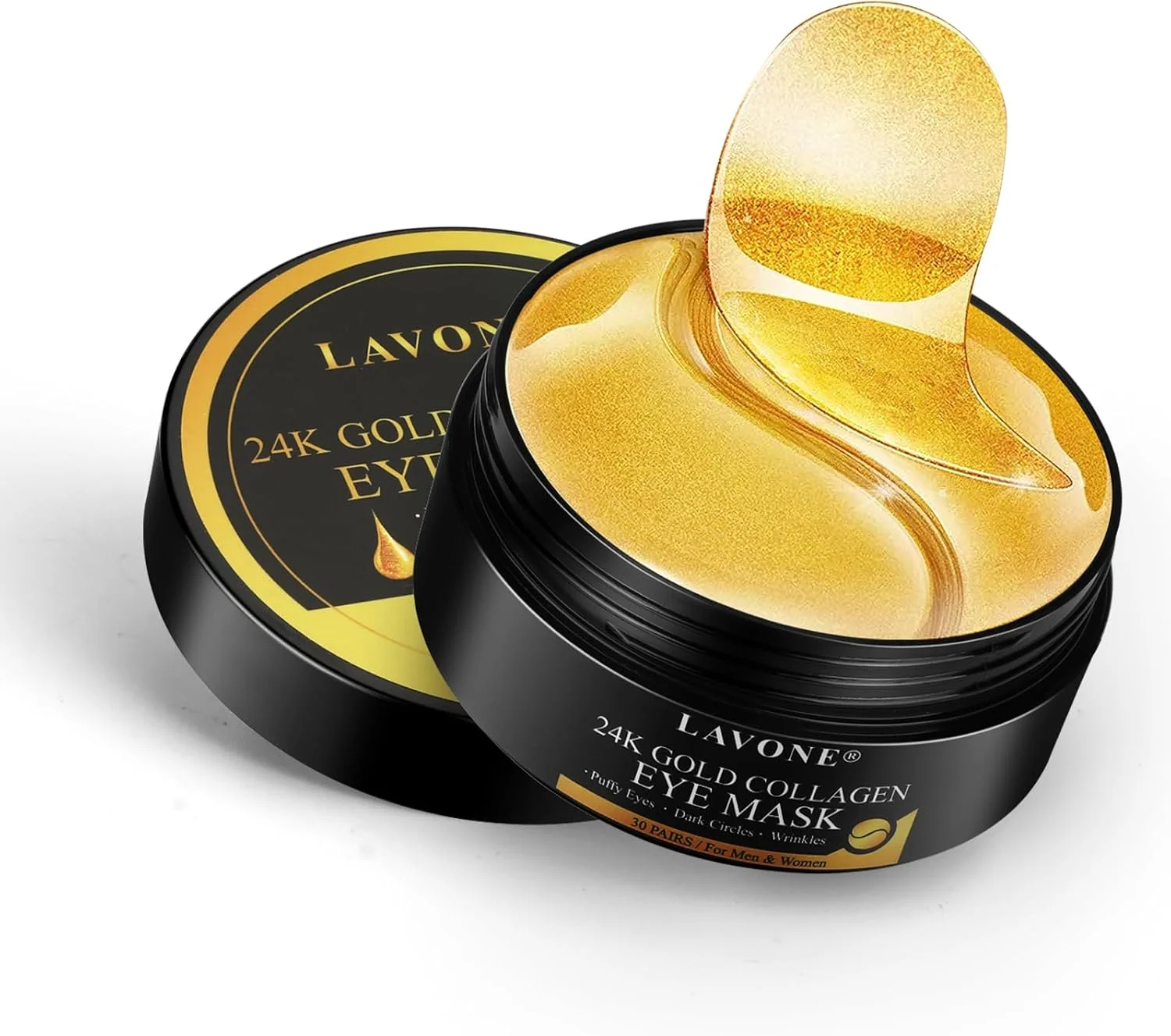 ماسک چشم لاوون - 30 جفت پچ زیر چشم طلای 24 عیار، محصولات مراقبت از پوست - ماسک های چشم مراقبت از پوست برای سیاهی و پف زیر چشم، کاهش چین و چروک، پف و خطوط ریز، برای زنان و مردان، همراه با گیره مو ماسک چشم لاوون - 30 جفت پچ زیر چشم طلای 24 عیار، محصولات مراقبت از پوست - ماسک های چشم مراقبت از پوست برای سیاهی و پف زیر چشم، کاهش چین و چروک، پف و خطوط ریز، برای زنان و مردان، همراه با گیره مو