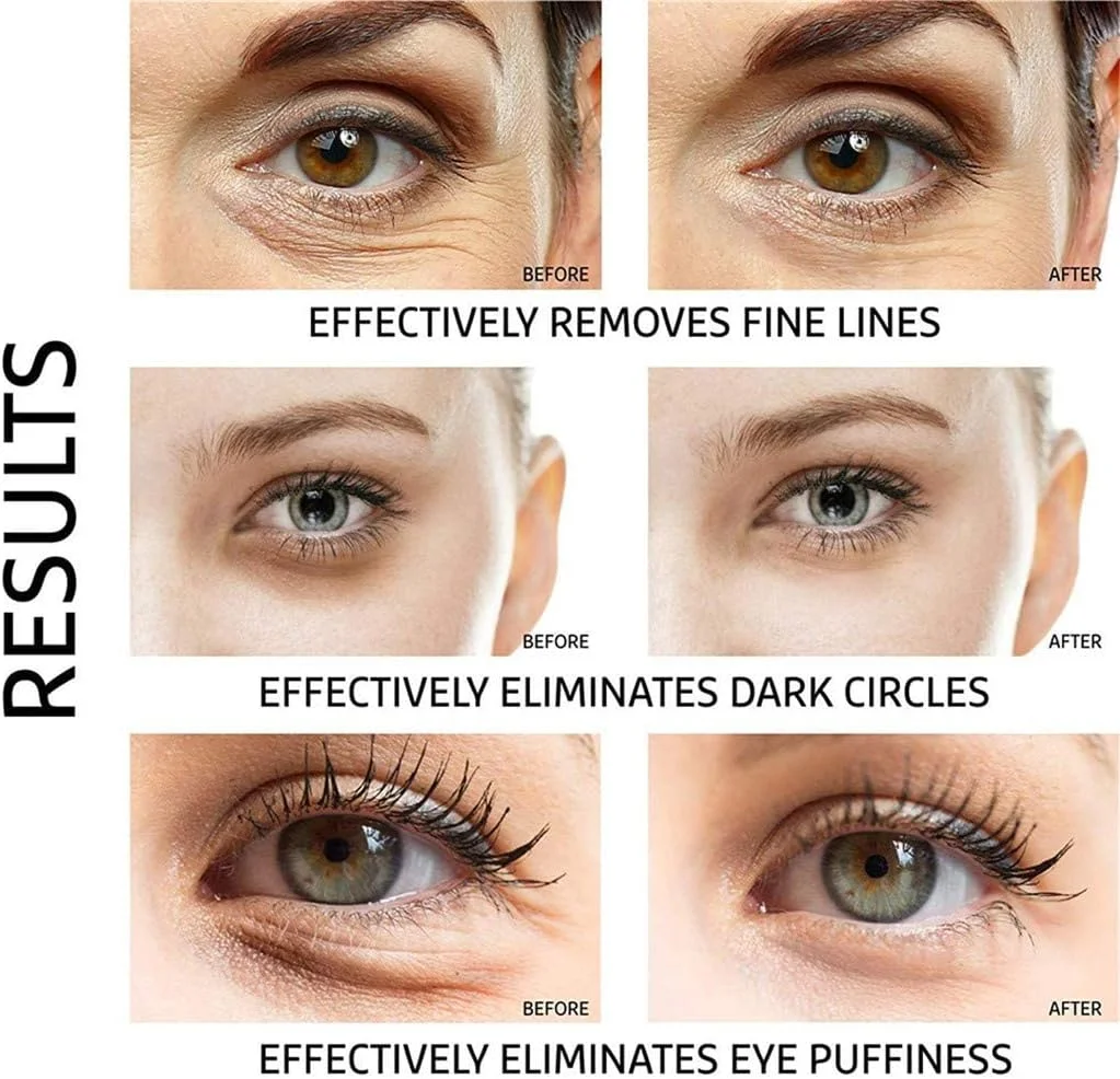 پد زیر چشم - 30 جفت ماسک زیر چشم کلاژن طلایی 24K، پد ژلی زیر چشم حاوی اسید هیالورونیک ضد پیری، کاهش دهنده سیاهی دور چشم، پف و کیسه های زیر چشم (طلایی)