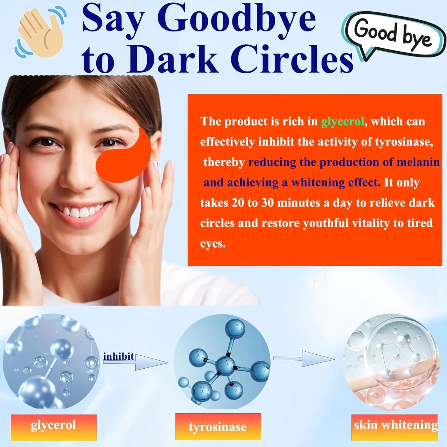 Elitzia هدایای کریسمس ۱۸۰ جفت پچ چشم، ست ماسک زیر چشم، ژل مرطوب کننده طبیعی، حلقه های تیره و پف، ضد پیری، آبرسان، کاهش چین و چروک، مراقبت از پوست چشم برای زنان و مردان