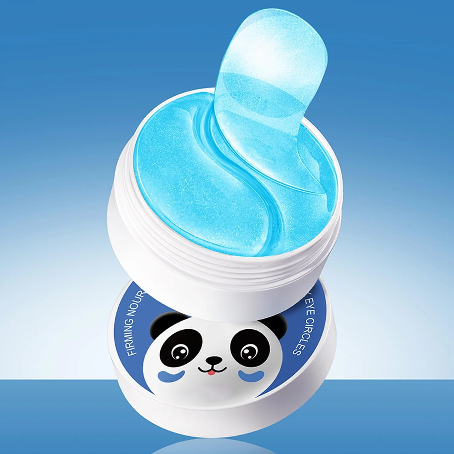 پچ های آبرسان زیر چشم برای سیاهی و پف زیر چشم - 60 جفت ماسک چشم با اسید هیالورونیک، بلوبری و سنتلا - وگان، مراقبت از پوست بدون تست حیوانی