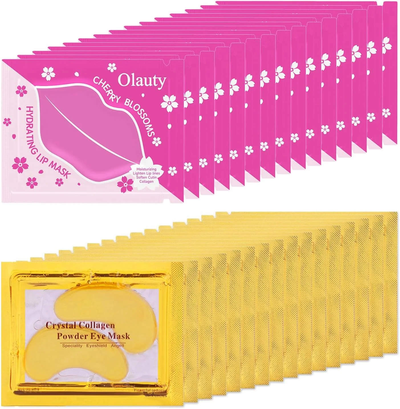 ایکرو، ماسک لب و زیر چشم، ۳۰ جفت، پچ های کلاژن کریستالی برای پف زیر چشم، تغذیه موثر پوست لب و چشم، کاهش خطوط ریز و سیاهی دور چشم، پوست را صاف و محکم می کند (ست A)