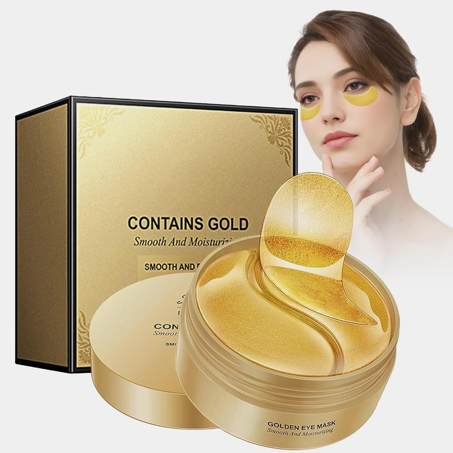 پدهای زیر چشم Zynxel، ماسک های طلایی چشم برای پف زیر چشم، تغذیه کننده، سفت کننده، آبرسان برای درمان زیر چشم بانوان، کمک به کاهش پف زیر چشم و حلقه های تیره (30 جفت) پدهای زیر چشم Zynxel، ماسک های طلایی چشم برای پف زیر چشم، تغذیه کننده، سفت کننده، آبرسان برای درمان زیر چشم بانوان، کمک به کاهش پف زیر چشم و حلقه های تیره (30 جفت)