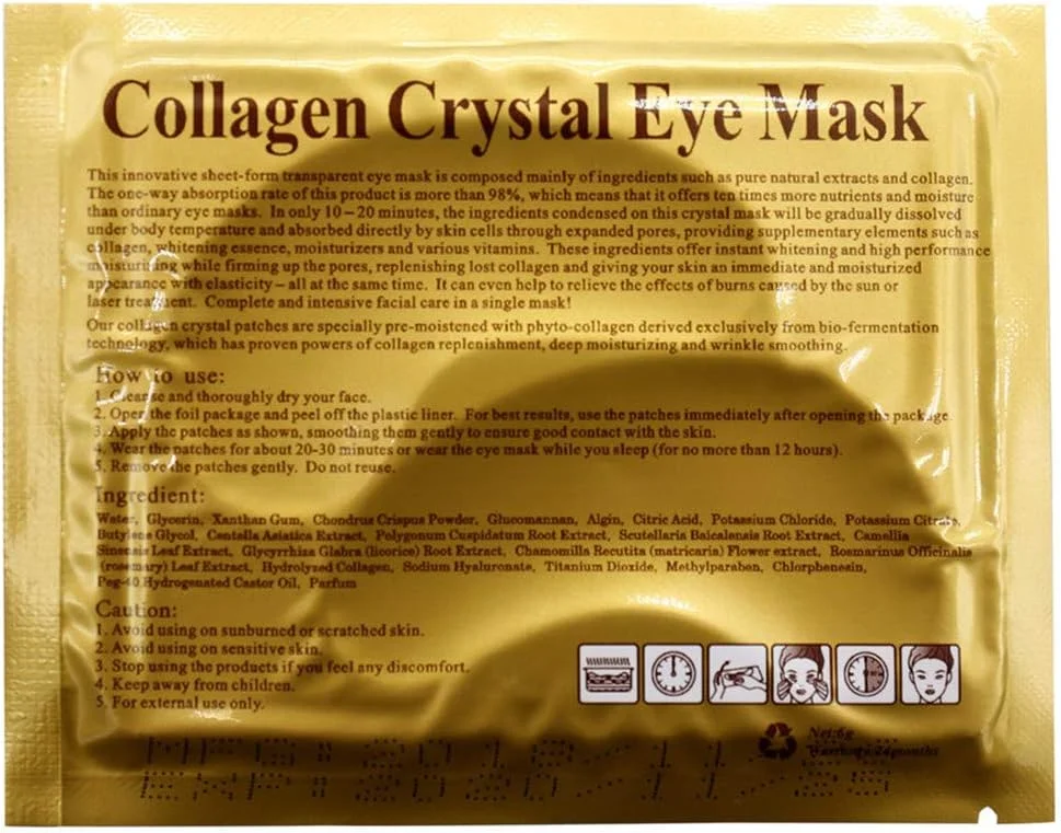 پدهای زیر چشم - 30 جفت ماسک زیر چشم کلاژن طلای 24K، پدهای ژلی زیر چشم حاوی اسید هیالورونیک ضد پیری، کاهش دهنده حلقه های تیره، پف و کیسه های زیر چشم (سفید) پدهای زیر چشم - 30 جفت ماسک زیر چشم کلاژن طلای 24K، پدهای ژلی زیر چشم حاوی اسید هیالورونیک ضد پیری، کاهش دهنده حلقه های تیره، پف و کیسه های زیر چشم (سفید)