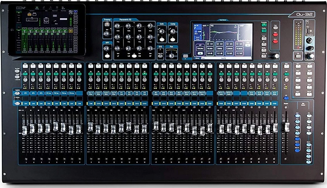 Allen & Heath Qu-32 38-In/28-Out Digital Mixing Console/USB Recording Interface | QU-32 Allen & Heath Qu-32 38-In/28-Out Digital Mixing Console/USB Recording Interface | QU-32