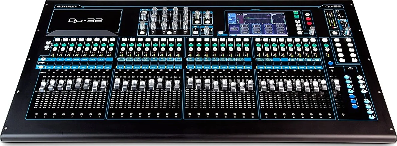 Allen & Heath Qu-32 38-In/28-Out Digital Mixing Console/USB Recording Interface | QU-32 Allen & Heath Qu-32 38-In/28-Out Digital Mixing Console/USB Recording Interface | QU-32