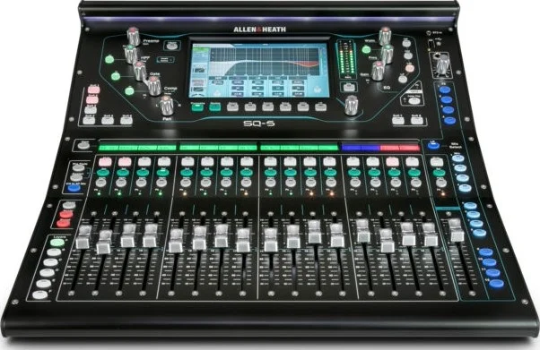میکسر دیجیتال الن اند هیث SQ-5 - صدای زنده 48 کاناله 96 کیلوهرتز، کنسول استودیو و نصب با 17 فیدر موتوری، رابط صوتی USB 32x32 و پردازش عمیق آماده | SQ-5 میکسر دیجیتال الن اند هیث SQ-5 - صدای زنده 48 کاناله 96 کیلوهرتز، کنسول استودیو و نصب با 17 فیدر موتوری، رابط صوتی USB 32x32 و پردازش عمیق آماده | SQ-5