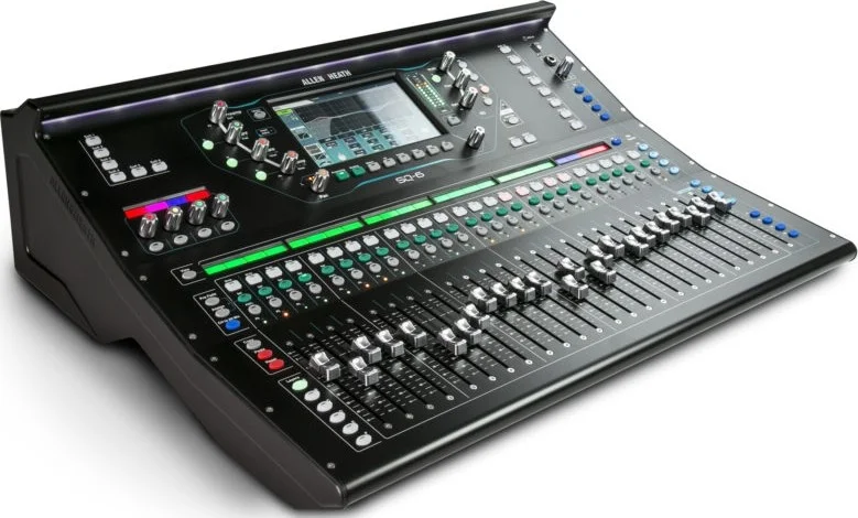 میکسر دیجیتال الن اند هیث SQ-6 با 48 کانال / 36 باس، صفحه لمسی خازنی 7 اینچی، 24+1 فیدر موتوری، FPGA با فرکانس 96 کیلوهرتز، رابط صوتی USB 32 32، 24 پری امپ میکروفون | SQ-6 میکسر دیجیتال الن اند هیث SQ-6 با 48 کانال / 36 باس، صفحه لمسی خازنی 7 اینچی، 24+1 فیدر موتوری، FPGA با فرکانس 96 کیلوهرتز، رابط صوتی USB 32 32، 24 پری امپ میکروفون | SQ-6