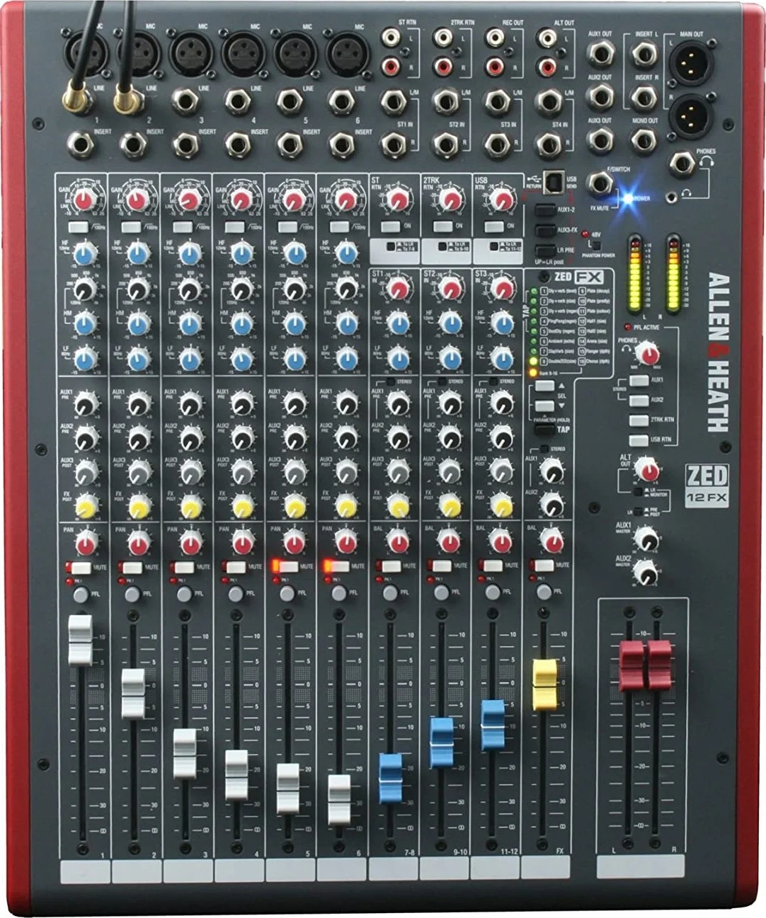 میکسر آنالوگ الن اند هیث ZED-12FX - میکسر زنده جمع و جور 12 کاناله با افکت های داخلی، رابط صوتی USB و پری امپ های DuoPre، Sonar X1 L.E | ZED12FX میکسر آنالوگ الن اند هیث ZED-12FX - میکسر زنده جمع و جور 12 کاناله با افکت های داخلی، رابط صوتی USB و پری امپ های DuoPre، Sonar X1 L.E | ZED12FX