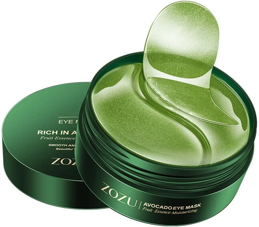 پچ زیر چشم گرین کازموس 24k - 30 جفت - ماسک زیر چشم برای مراقبت از چشم، پچ ماسک مرطوب کننده و آبرسان زیر چشم برای سیاهی و پف (آووکادو)