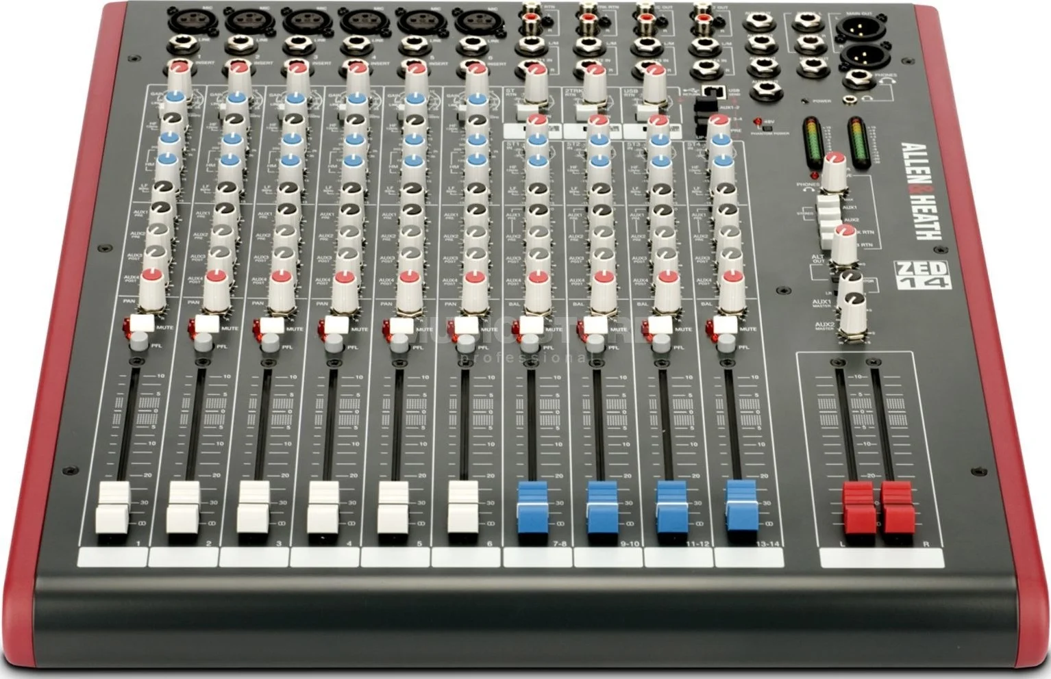 میکسر آنالوگ الن اند هیث ZED-1402 - میکسر زنده جمع و جور 14 کاناله با رابط صوتی USB و پری امپ های DuoPre | ZED1402 میکسر آنالوگ الن اند هیث ZED-1402 - میکسر زنده جمع و جور 14 کاناله با رابط صوتی USB و پری امپ های DuoPre | ZED1402