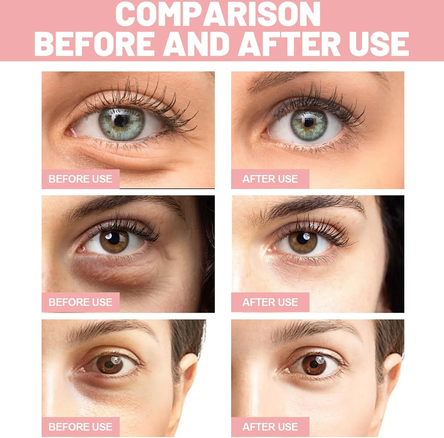 ماسک چشم گل رز صورتی 60 عددی، ماسک های زیر چشم، سفت کننده پوست و مرطوب کننده عمیق، محو کننده چین و چروک و سیاهی دور چشم، مناسب برای انواع پوست