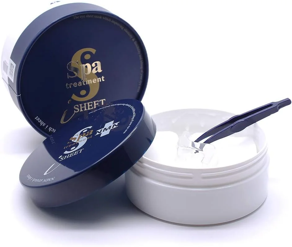 پد زیر چشم NMN Stretch iSheet برای پف و تیرگی دور چشم، ماسک چشم، ماسک های زیر چشم، چروک، پف زیر چشم (60 عدد)