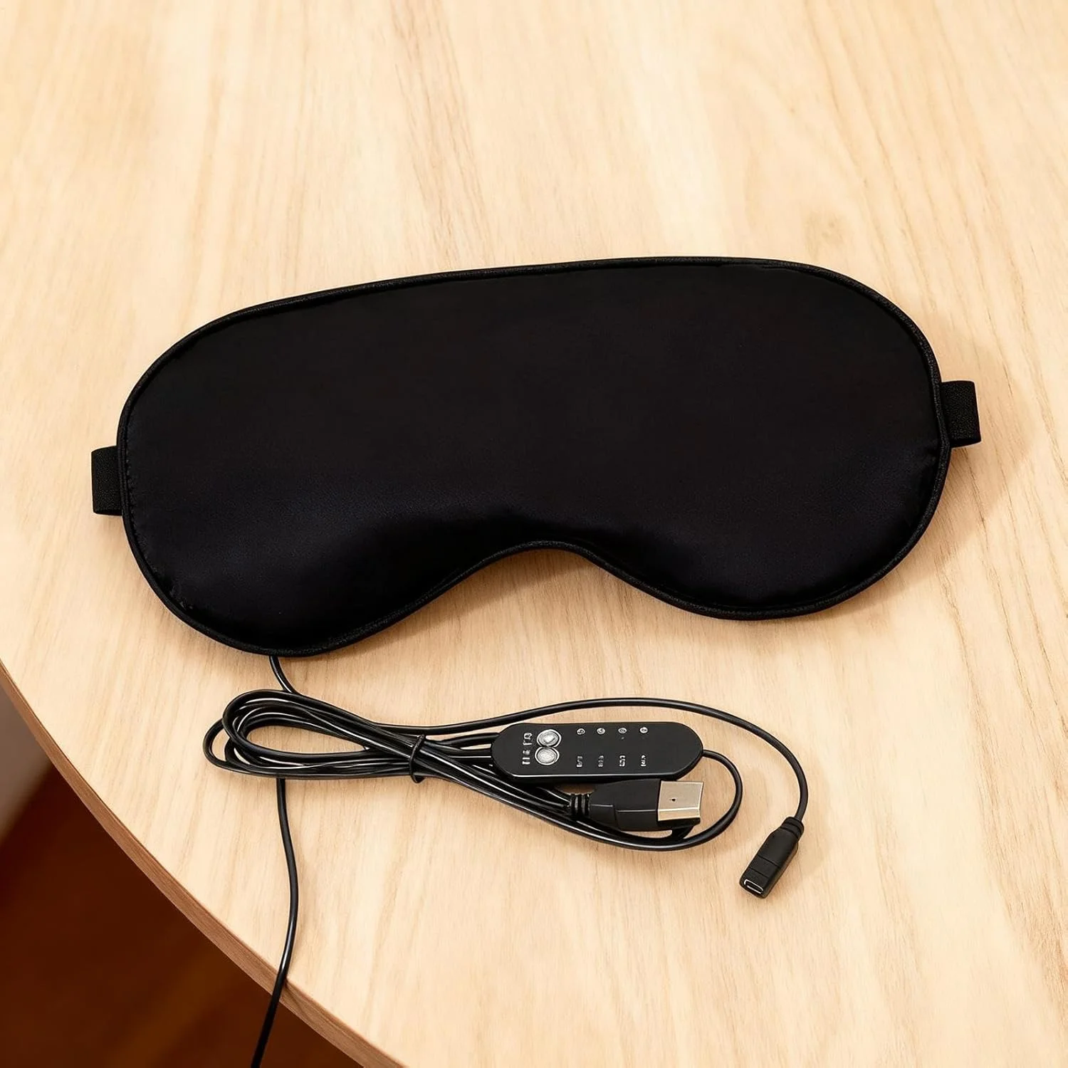 کمپرس گرم چشم - ماساژور گرم کننده ملایم و قابل حمل | پد گرم کننده چشم خواب USB - برای خانه، مسافرت، دفتر، شب، هواپیما، یوگا، خواب، استراحت، آرامش، تولد، تعطیلات