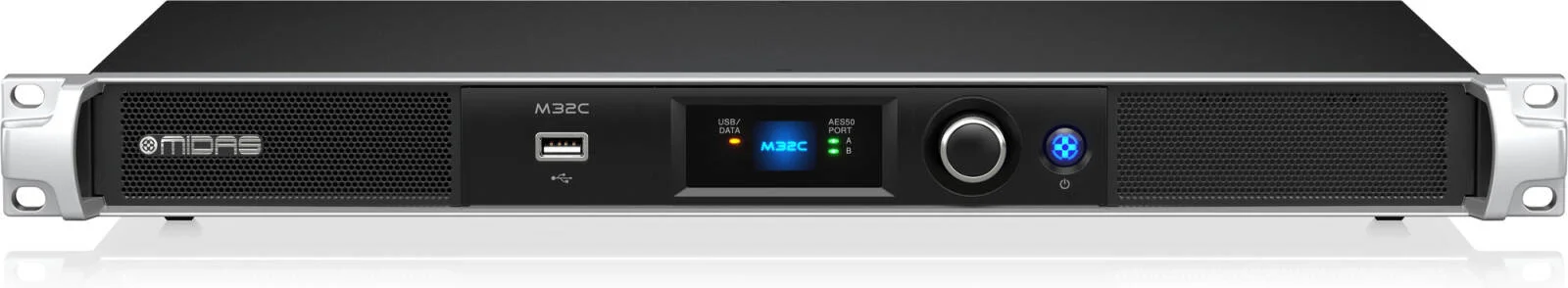 میکسر دیجیتال رکمونت Midas M32C برای کاربردهای نصب شده و صدای زنده با 40 کانال ورودی و 25 باس میکس هم فاز و هم تراز، شبکه AES50، 8 DCA و 6 گروه Mute، مشکی | M32C میکسر دیجیتال رکمونت Midas M32C برای کاربردهای نصب شده و صدای زنده با 40 کانال ورودی و 25 باس میکس هم فاز و هم تراز، شبکه AES50، 8 DCA و 6 گروه Mute، مشکی | M32C