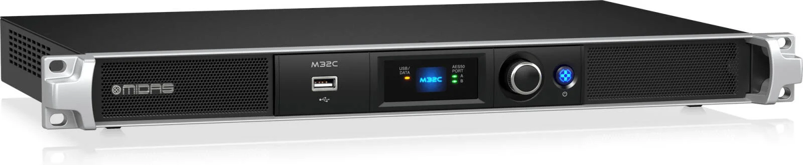 میکسر دیجیتال رکمونت Midas M32C برای کاربردهای نصب شده و صدای زنده با 40 کانال ورودی و 25 باس میکس هم فاز و هم تراز، شبکه AES50، 8 DCA و 6 گروه Mute، مشکی | M32C میکسر دیجیتال رکمونت Midas M32C برای کاربردهای نصب شده و صدای زنده با 40 کانال ورودی و 25 باس میکس هم فاز و هم تراز، شبکه AES50، 8 DCA و 6 گروه Mute، مشکی | M32C