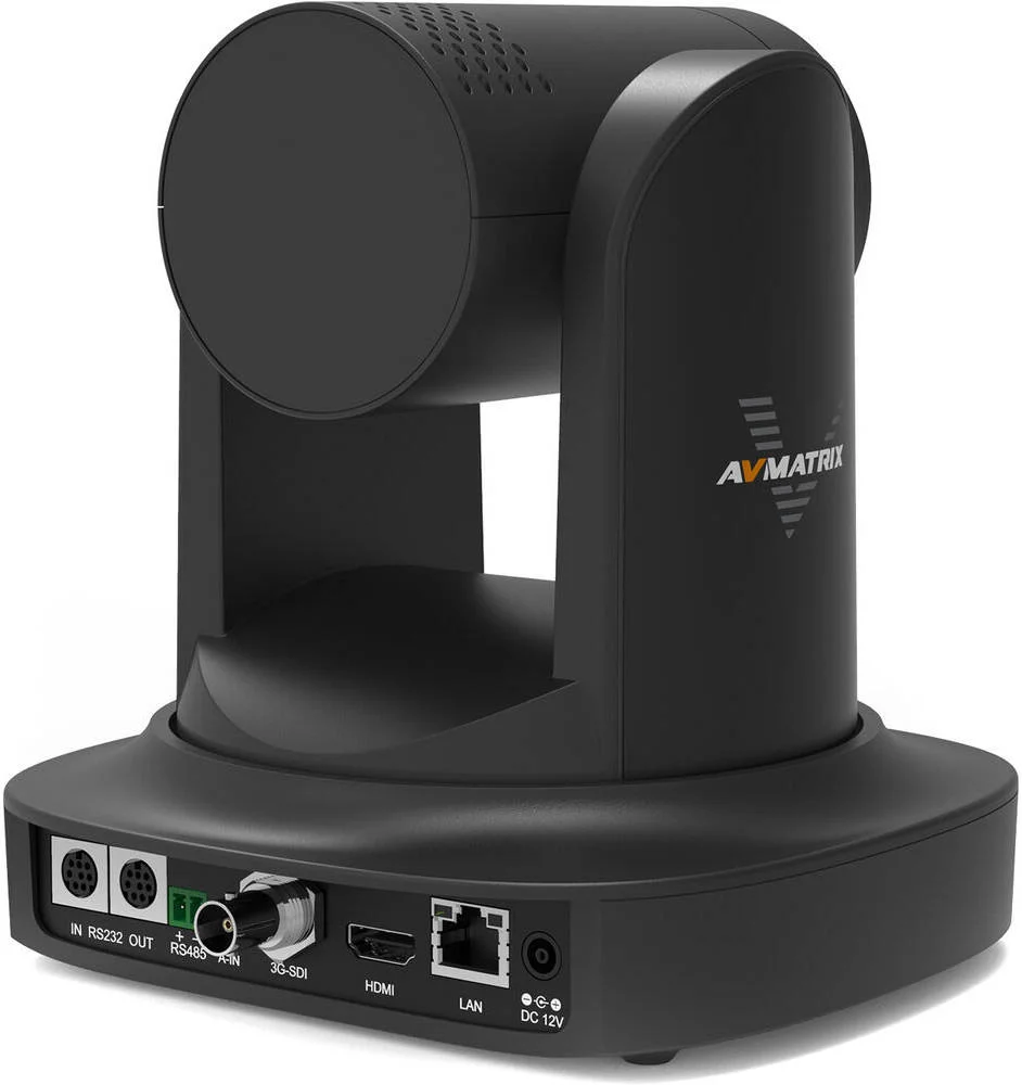 دوربین PTZ مدل AVMATRIX PTZ1271، پشتیبانی از NDI - HX از طریق اتصال LAN، سنسور CMOS HD 1/2.8 اینچی، زوم اپتیکال 30X، کنترل سریال RS-232/RS-485، Cascading، Full HD | PTZ1271-30X-NDI