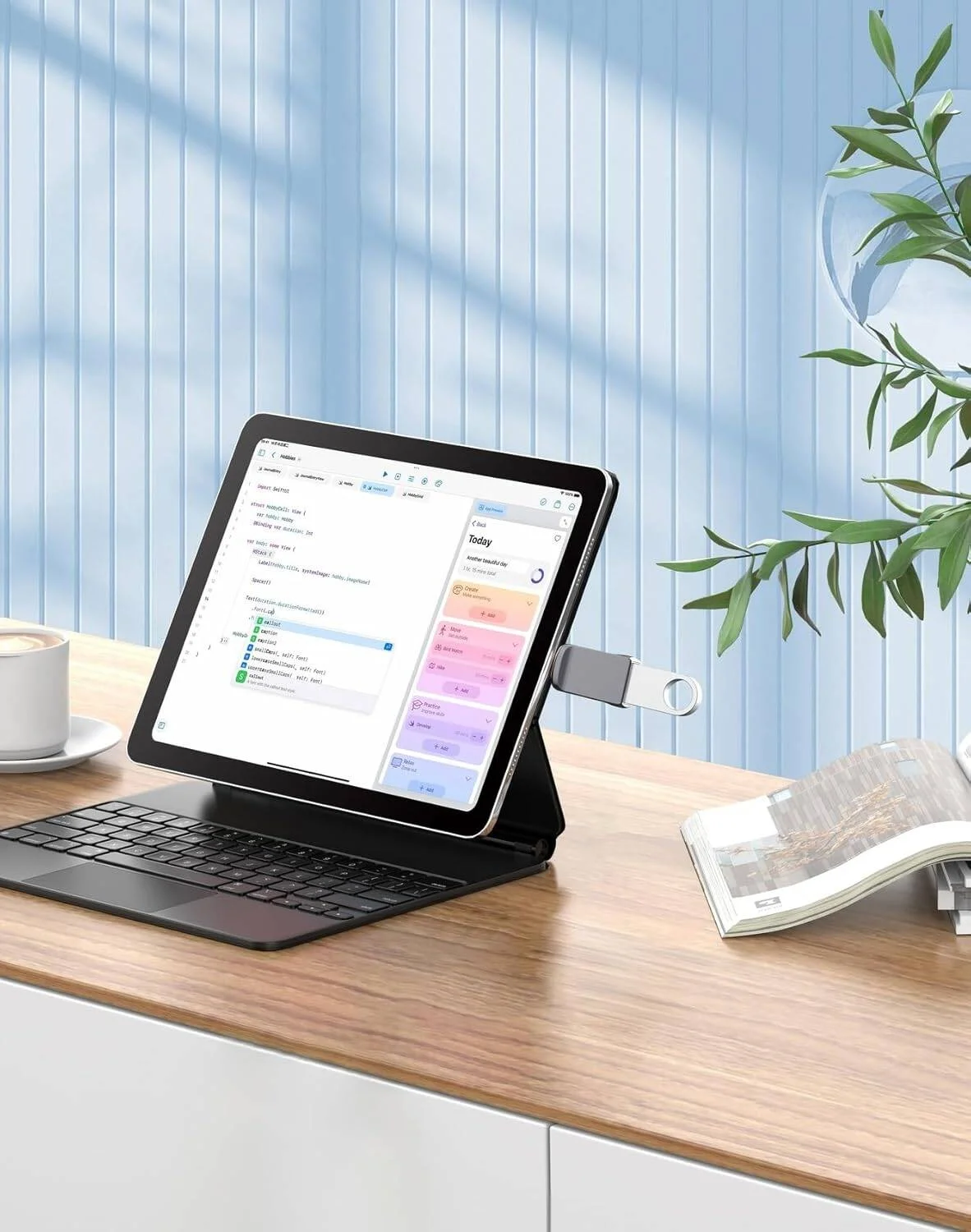 تبدیل او تی جی USB-A به لایتنینگ گرین لاین، سازگاری گسترده، سرعت انتقال چشمگیر، استفاده طولانی مدت، بدنه آلیاژ روی، شارژ 120 واتی، انتقال 480 مگابیت بر ثانیه، مناسب برای تلفن/تبلت/لپ تاپ - خاکستری