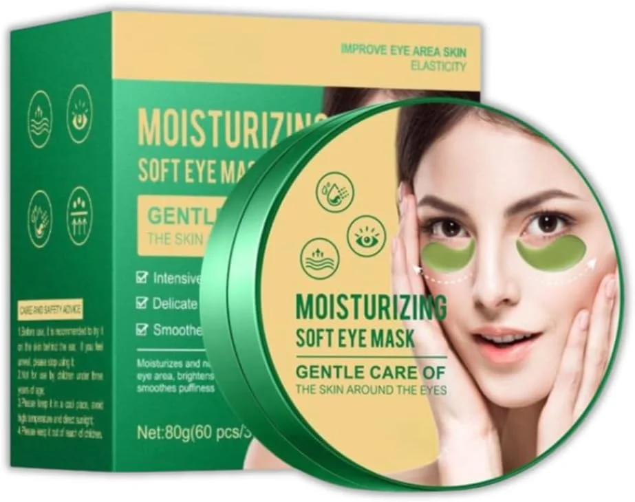 پک 60 عددی پدهای هیدروژلی دور چشم حاوی هیالورونیک اسید و 10 ویتامین - ماسک مرطوب کننده و ضد پیری دور چشم برای رفع چین و چروک، تیرگی و پف زیر چشم - پدهای خنک کننده چشم برای چشم های خسته پک 60 عددی پدهای هیدروژلی دور چشم حاوی هیالورونیک اسید و 10 ویتامین - ماسک مرطوب کننده و ضد پیری دور چشم برای رفع چین و چروک، تیرگی و پف زیر چشم - پدهای خنک کننده چشم برای چشم های خسته