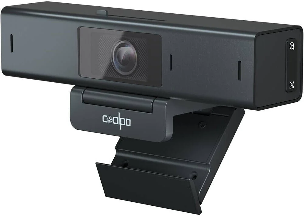دوربین کنفرانس و وب‌کم 2K کولپو مدل AI Huddle Desk Mate با قابلیت فوکوس خودکار و هوش مصنوعی، رنگ مشکی | CP-P23A