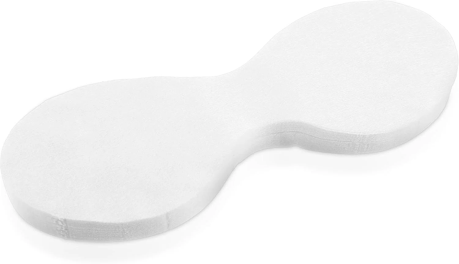 ۱۰۰ عدد پد یکبار مصرف غیر بافته شده برای مراقبت از چشم، ماسک کاغذی پنبه ای چشم، ورق های زیبایی ماسک چشم شفاف DIY برای حفظ رطوبت و زیبایی پوست