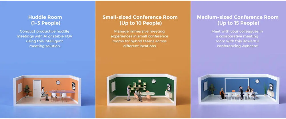 دوربین کنفرانس ویدیویی 4K کولپو مدل Al Huddle Mini Lite، زاویه دید عریض 120 درجه، حذف نویز یکپارچه، مشکی | CPAA034001665 دوربین کنفرانس ویدیویی 4K کولپو مدل Al Huddle Mini Lite، زاویه دید عریض 120 درجه، حذف نویز یکپارچه، مشکی | CPAA034001665