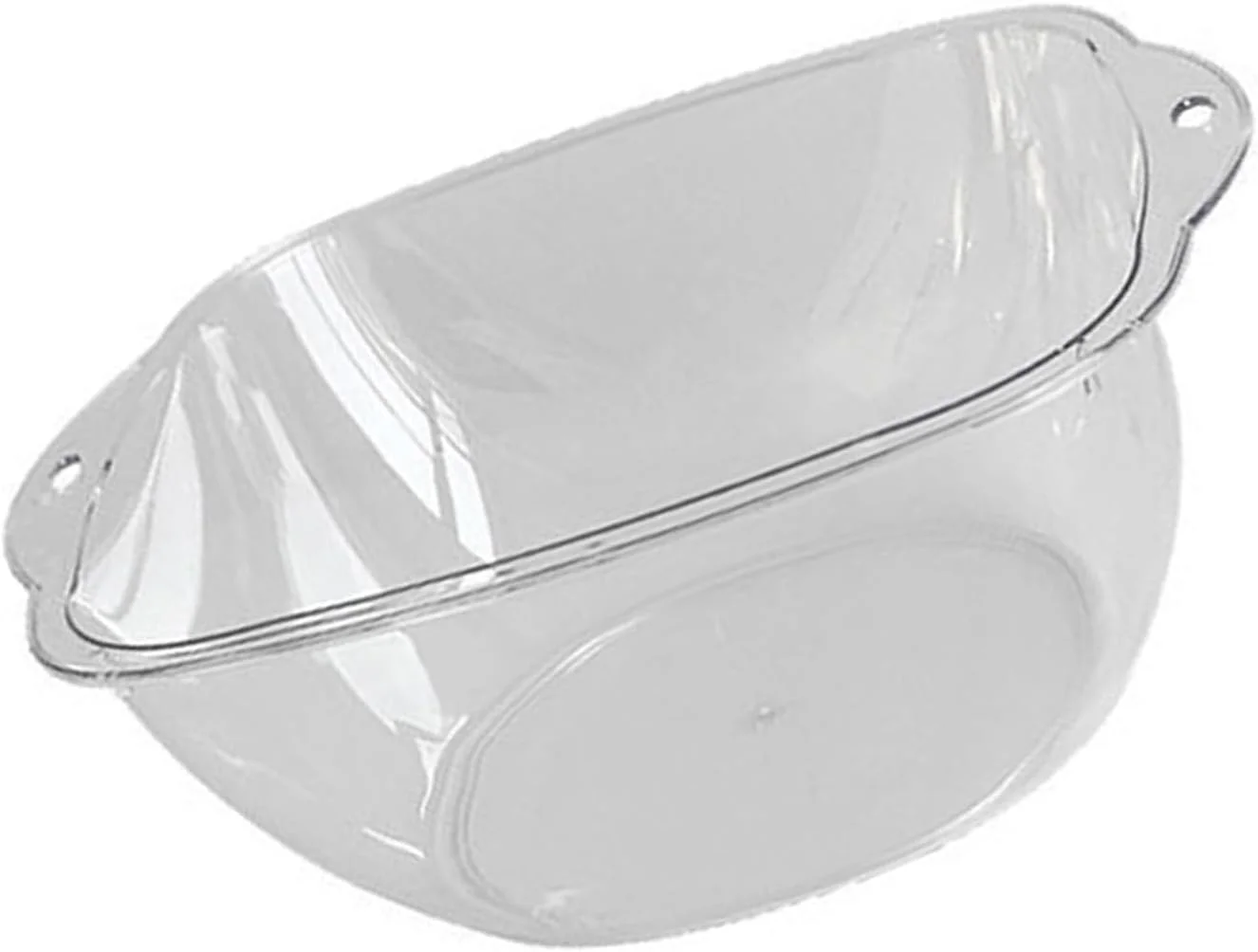 لگن صورت شفاف CHICIRIS، لگن شستشوی پلاستیکی شفاف چند منظوره شیک با طراحی ساده و ضخیم برای خانه، خوابگاه و مسافرت (S)