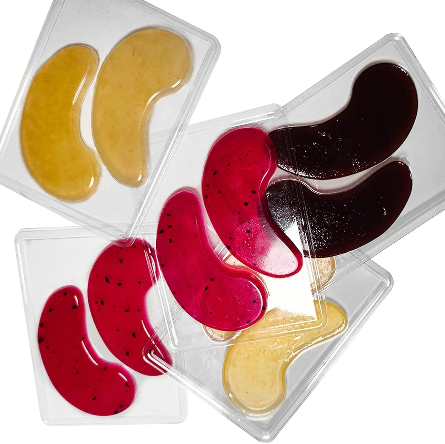 قالب چشم شفاف DIY برای ساخت پد چشم ایمن، سینی قالب پد قابل استفاده مجدد برای صورت DIY، 12 عدد قالب برای محصولات مراقبت بهداشتی