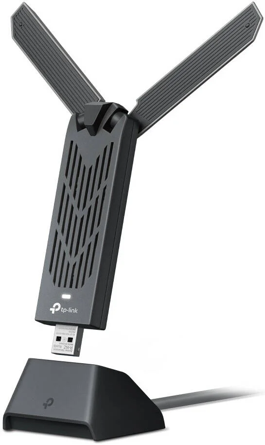 آداپتور USB بی‌سیم TP-Link Archer TBE400UH BE6500 Wi-Fi 7، سرعت تا 2880 مگابیت در ثانیه 6 گیگاهرتز، 2880 مگابیت در ثانیه، 5 گیگاهرتز + 688 مگابیت در ثانیه 2.4 گیگاهرتز، عملکرد Multi-Link، تاخیر کمتر، مشکی | Archer TBE400UH - تصویر 2