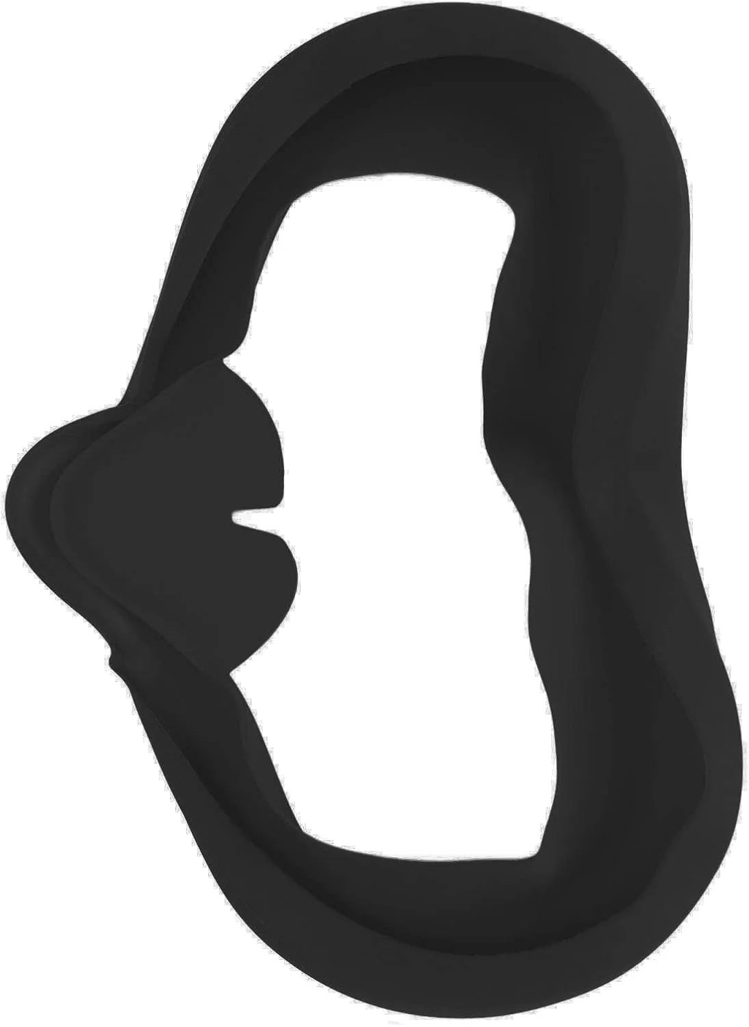 پد پوشش صورت سیلیکونی واقعیت مجازی، ماسک چشم سیلیکونی عینک واقعیت مجازی، پوشش محافظ ضد عرق و تنفسی برای هدست گیمینگ 2 (مشکی)