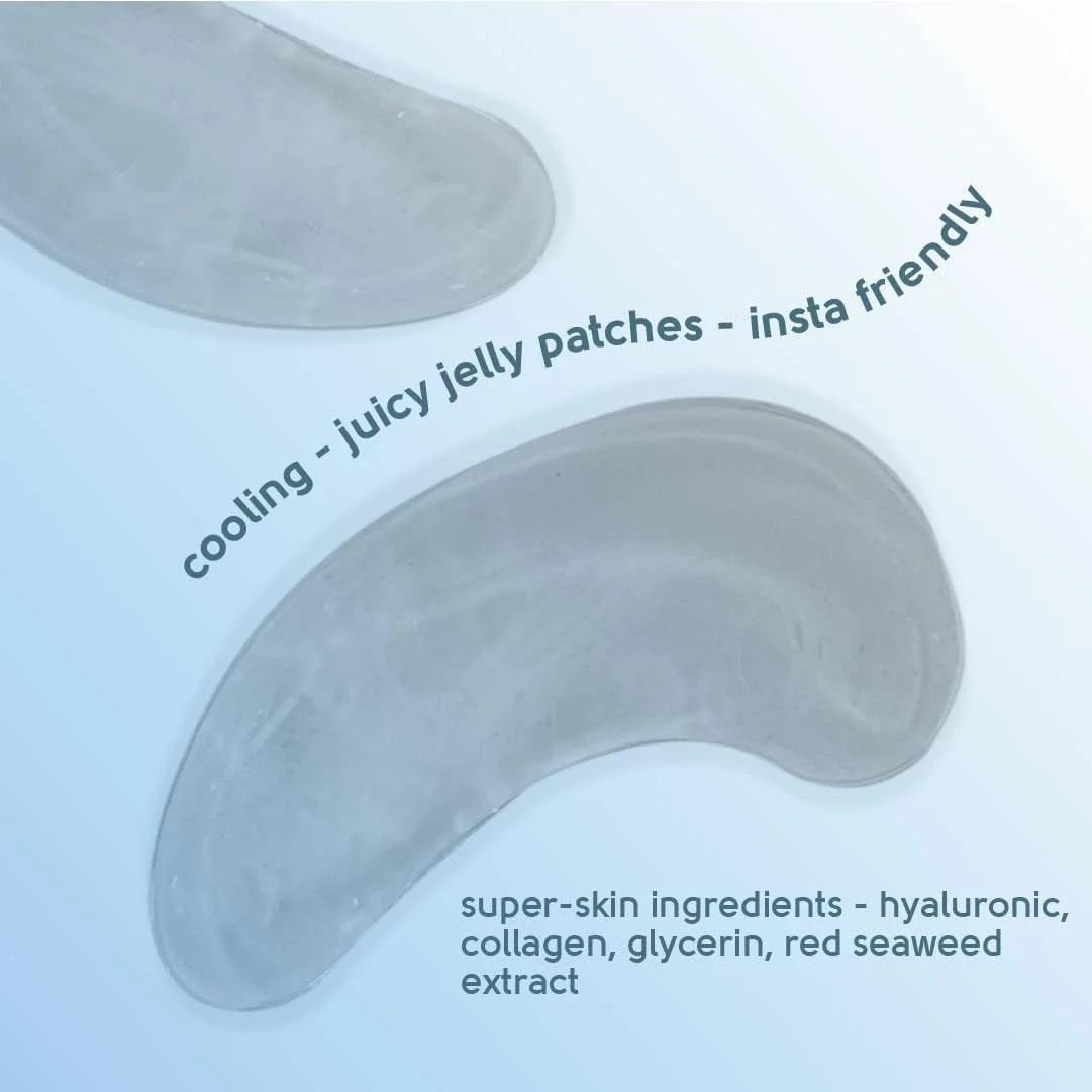 پچ های ژلی آبرسان زیر چشم فیس فکتس | هیالورونیک + کلاژن | صاف کننده + پر کننده | 4 جفت