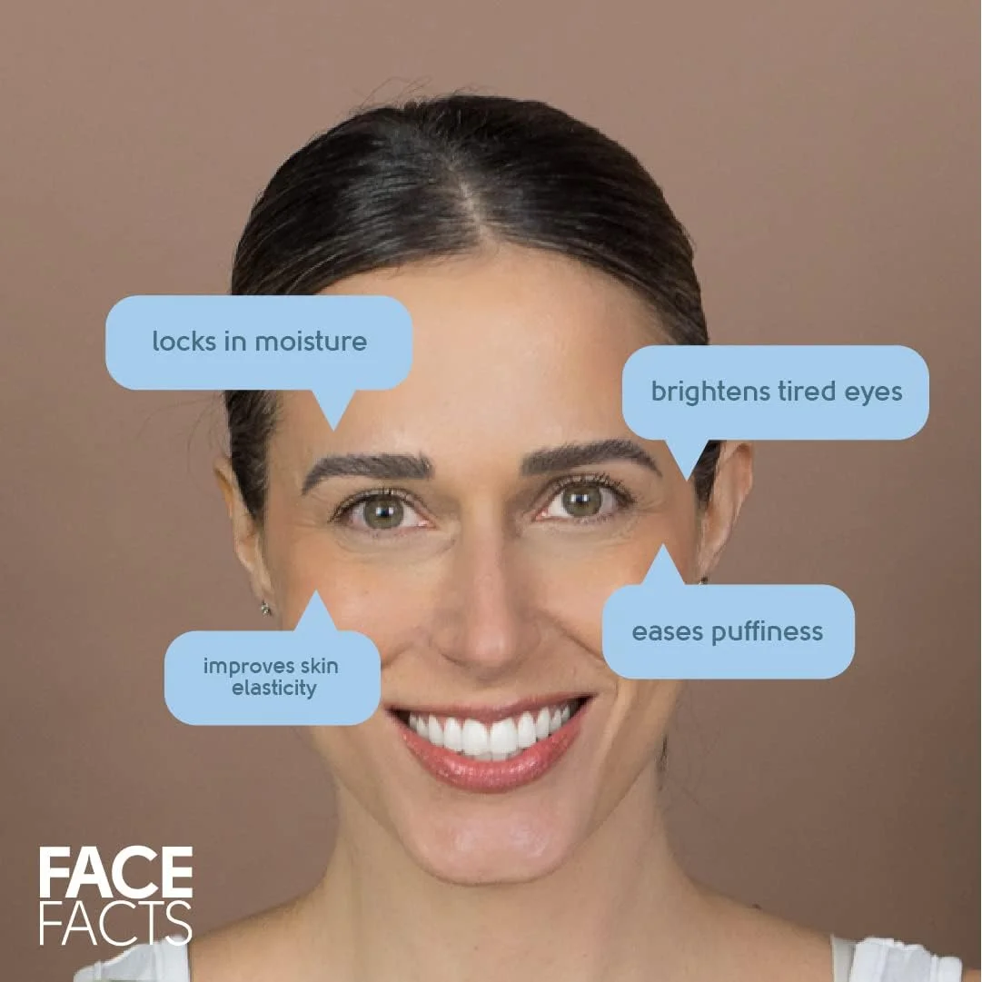 پچ های ژلی آبرسان زیر چشم فیس فکتس | هیالورونیک + کلاژن | صاف کننده + پر کننده | 4 جفت