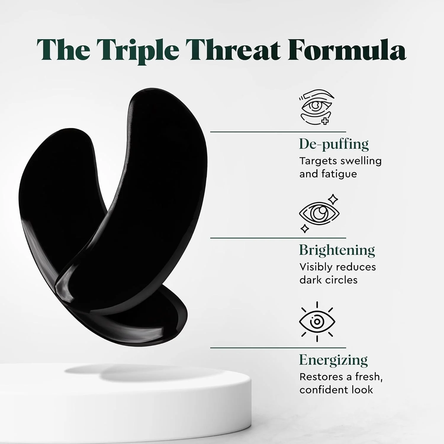 پد زیر چشم | پچ های زیر چشم برای سیاهی و پف زیر چشم - پدهای آبرسان چشم با مواد کاملا طبیعی - کاهش دهنده پف، تیرگی و خطوط ریز (5 جفت)