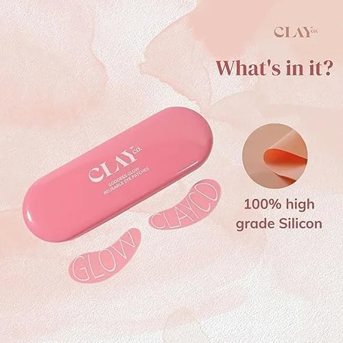 پدهای زیر چشم قابل استفاده مجدد CLAYCO. Goddess Glow 20 گرم | مراقبت از پوست ژاپنی | پدهای چشم برای حلقه های تیره، خطوط ریز | ماسک برای کاهش پف فوری پدهای زیر چشم قابل استفاده مجدد CLAYCO. Goddess Glow 20 گرم | مراقبت از پوست ژاپنی | پدهای چشم برای حلقه های تیره، خطوط ریز | ماسک برای کاهش پف فوری