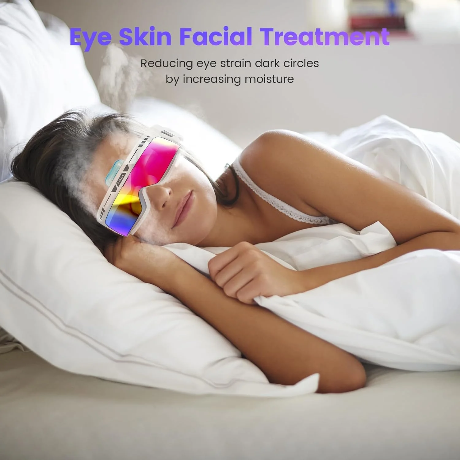 ماسک بخار چشم و اسپا چشم KASTWAVE، اسپری نانو قابل حمل چشم، کاهش و رفع خستگی و خشکی چشم، بهبود خواب، هدیه ایده آل برای آقایان/بانوان