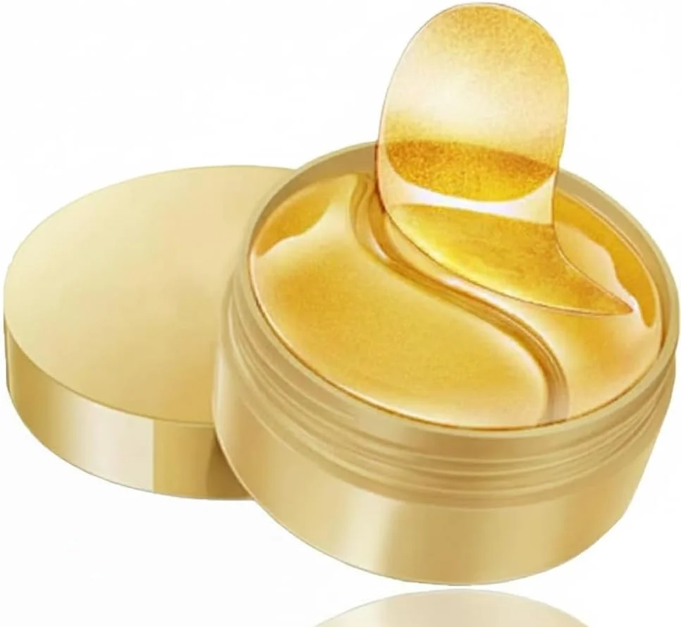 پدهای زیر چشم طلای 24 عیار نالاکال - آبرسان، مرطوب کننده و سفت کننده، کاهش پف، حلقه های تیره و چین و چروک با کلاژن و اسید هیالورونیک، 60 عدد ماسک ضد پیری پدهای زیر چشم طلای 24 عیار نالاکال - آبرسان، مرطوب کننده و سفت کننده، کاهش پف، حلقه های تیره و چین و چروک با کلاژن و اسید هیالورونیک، 60 عدد ماسک ضد پیری