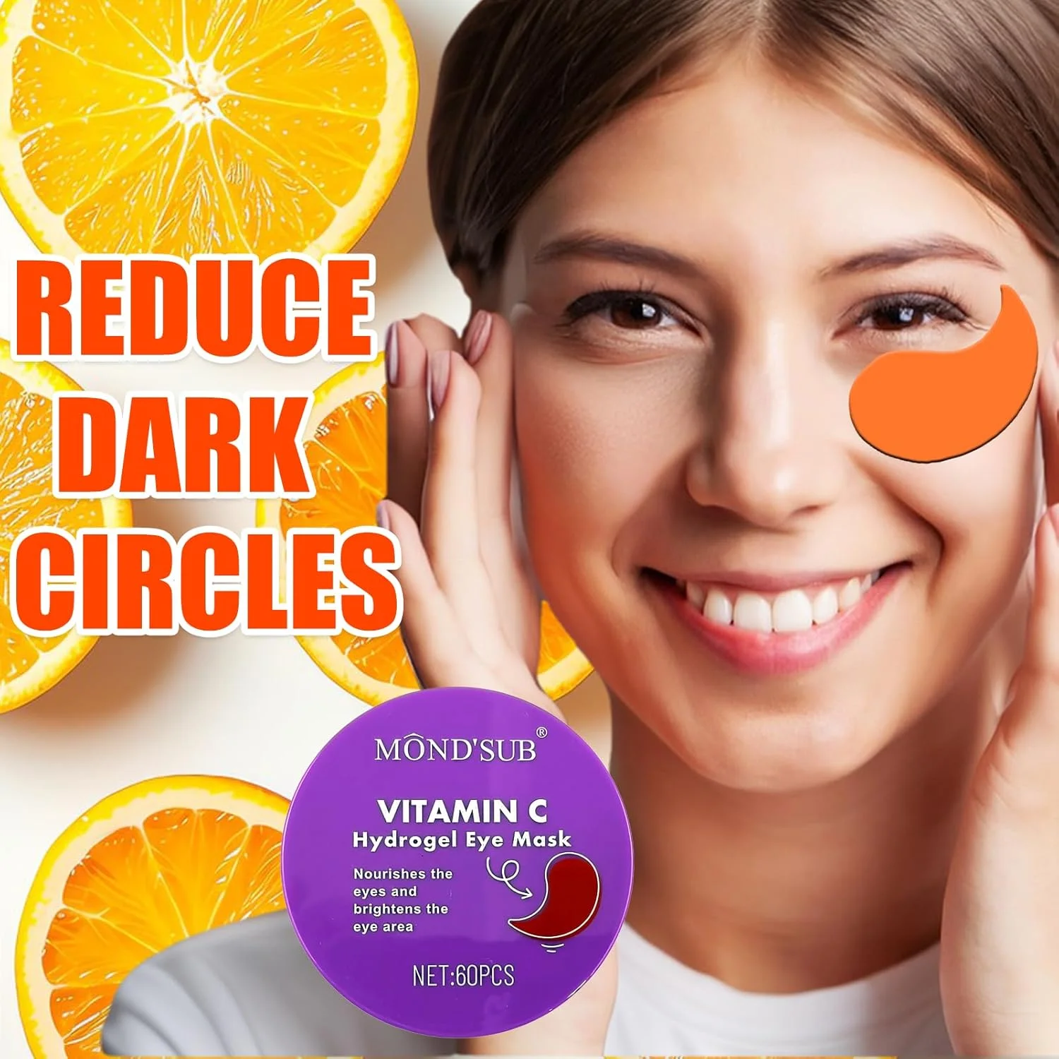 ماسک زیر چشم الیتزیا، مغذی و روشن کننده ناحیه چشم، حاوی ویتامین C، پچ های هیدروژل دور چشم، مرطوب کننده، ضد پیری، صاف کننده چین و چروک، کاهش تیرگی دور چشم، کک و مک و پف ماسک زیر چشم الیتزیا، مغذی و روشن کننده ناحیه چشم، حاوی ویتامین C، پچ های هیدروژل دور چشم، مرطوب کننده، ضد پیری، صاف کننده چین و چروک، کاهش تیرگی دور چشم، کک و مک و پف