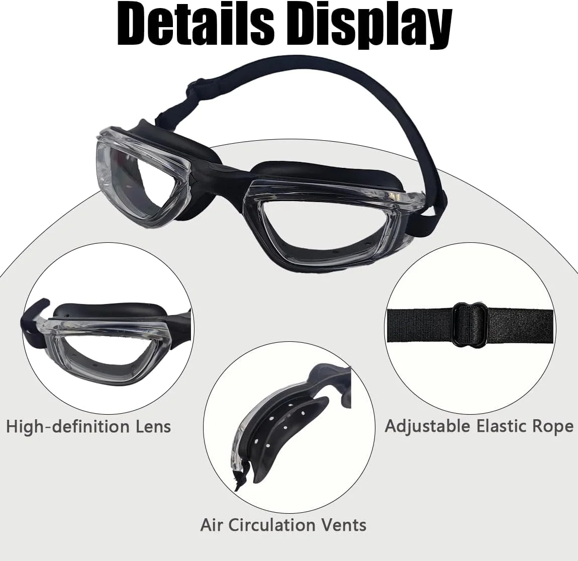 عینک تسکین خشکی چشم با طراحی محفظه مرطوب کننده و سوراخ های گردش هوا، ماسک های سیلیکونی مرطوب کننده چشم برای خشکی چشم، ماسک چشم مرطوب کننده برای خواب عینک تسکین خشکی چشم با طراحی محفظه مرطوب کننده و سوراخ های گردش هوا، ماسک های سیلیکونی مرطوب کننده چشم برای خشکی چشم، ماسک چشم مرطوب کننده برای خواب