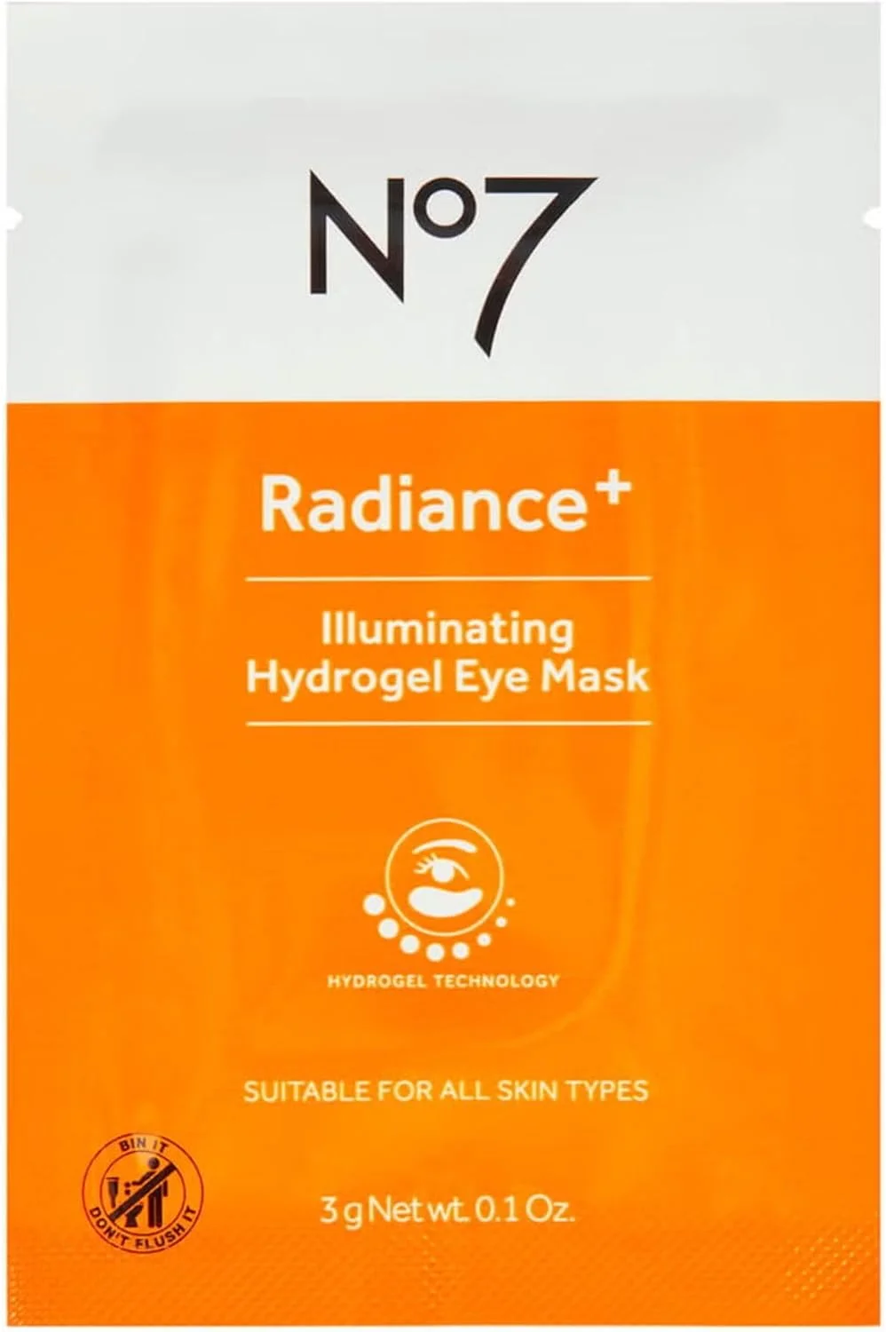 پدهای زیر چشم روشن کننده نو7 Radiance+ - پدهای هیدروژلی برای تیرگی و پف زیر چشم - تقویت کننده درخشندگی و احیا کننده پوست حاوی ویتامین C + کاهش دهنده پف زیر چشم (5 عدد)