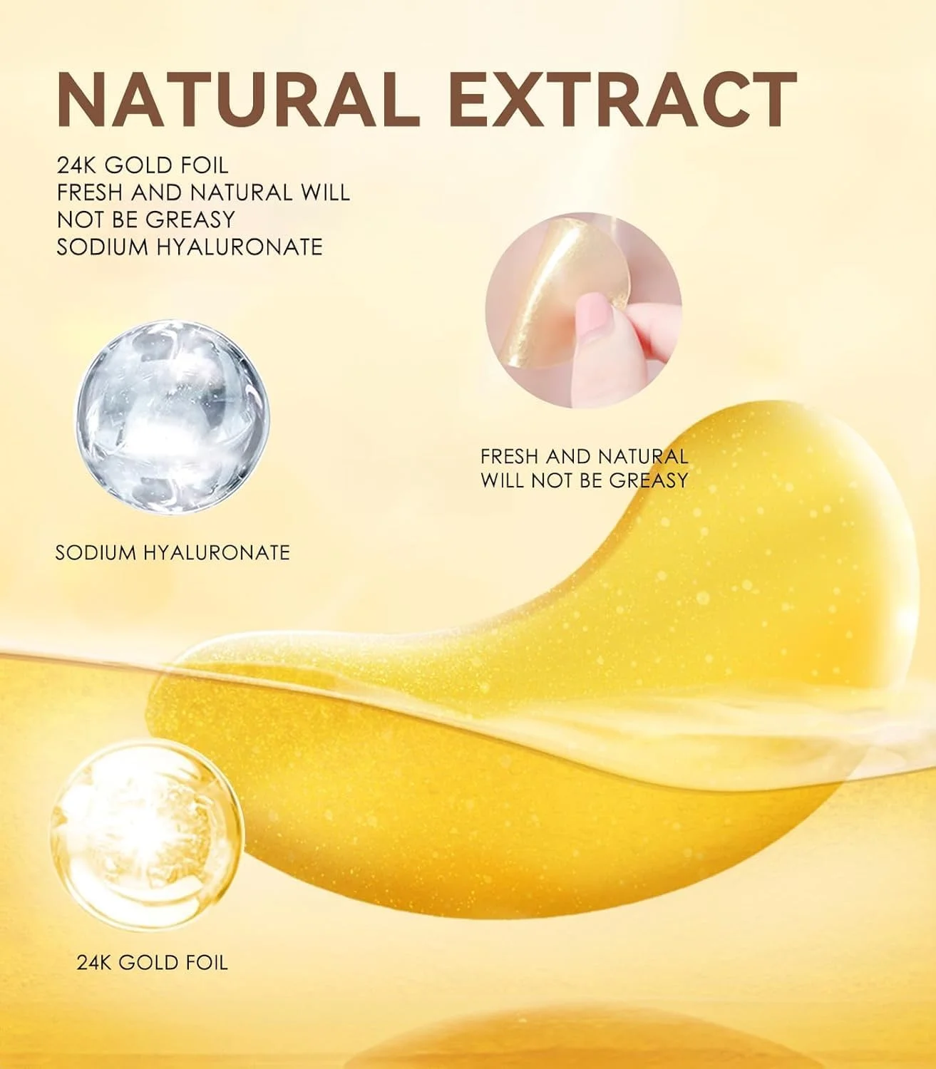 ماسک چشم 60 عددی طلای 24 عیار، ماسک چشم 60 عددی طلای خالص ضد پیری کلاژن اسید هیالورونیک برای پف و سیاهی دور چشم و ماسک های درمانی مرطوب کننده عمیق ضد پیری برای زنان ماسک چشم 60 عددی طلای 24 عیار، ماسک چشم 60 عددی طلای خالص ضد پیری کلاژن اسید هیالورونیک برای پف و سیاهی دور چشم و ماسک های درمانی مرطوب کننده عمیق ضد پیری برای زنان