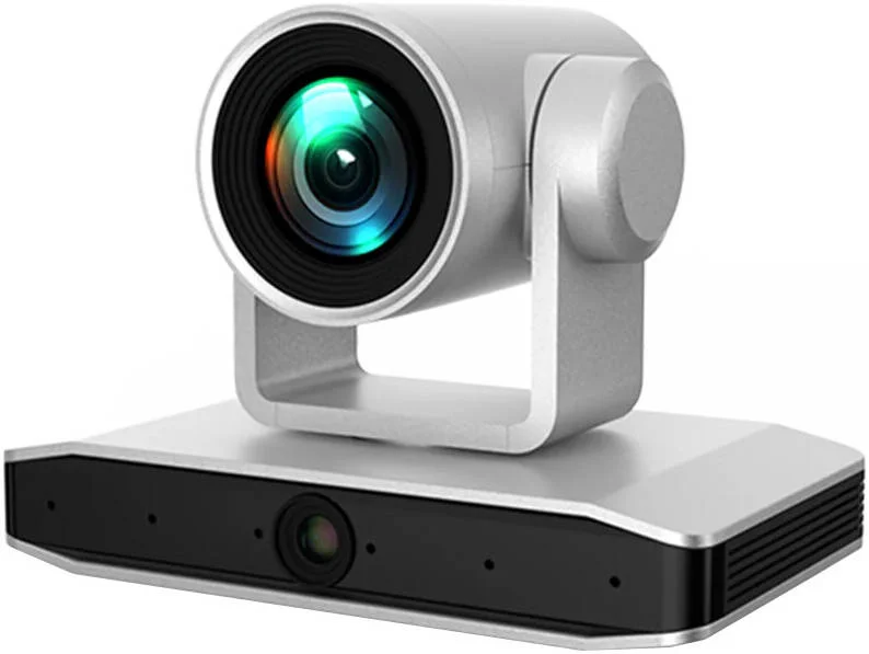 وب‌کم PTZ 4K ترند OBS490، رزولوشن 4K (3840 2160)، زوم اپتیکال 12X، 6 میکروفون اومنی‌دایرکشنال، پشتیبانی از HDMI، USB 3.0، LAN (POE)، نقره‌ای | OBS490