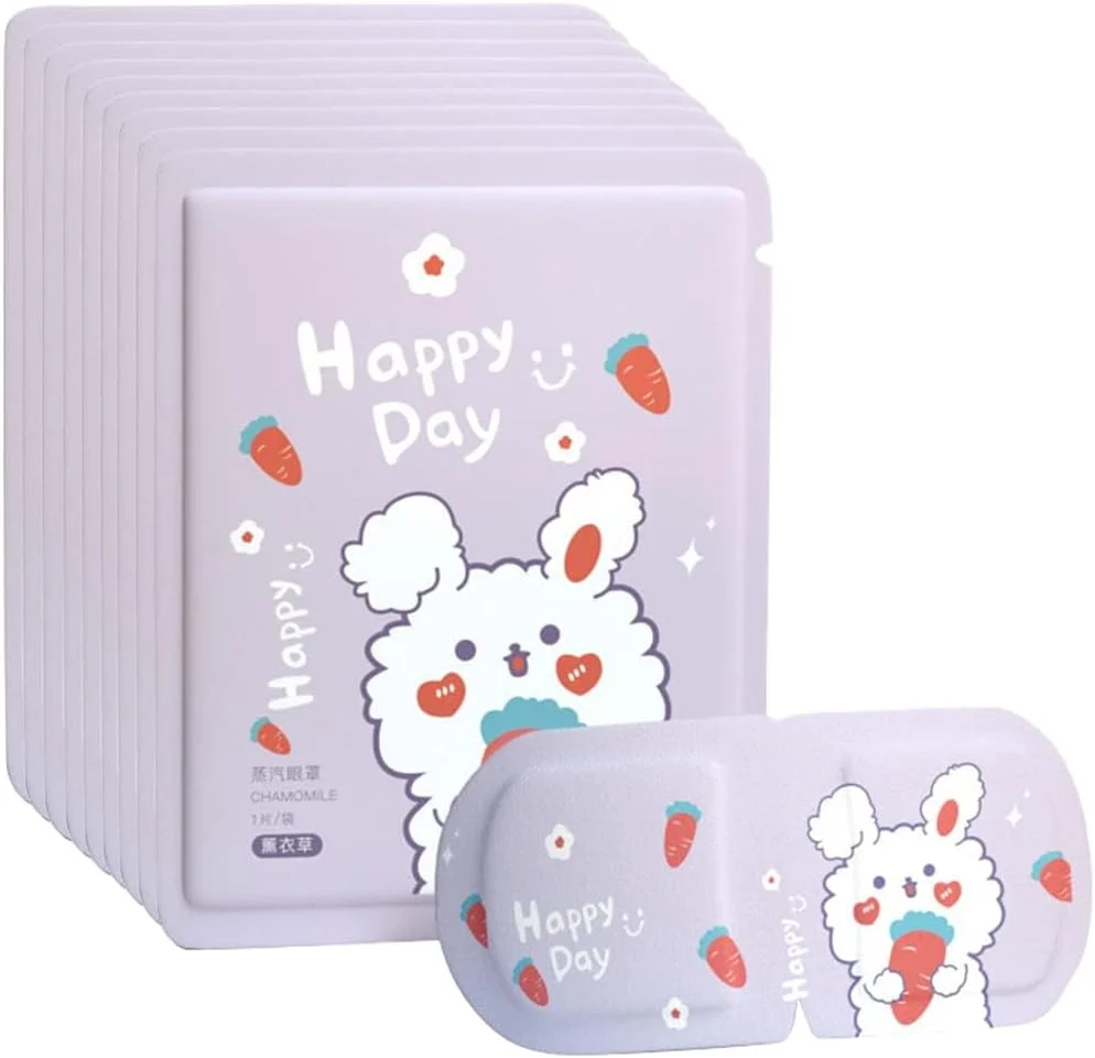 ماسک چشم بخار خزنه - بسته 10 عددی ماسک چشم گرم برای سیاهی دور چشم و پف کردگی، یکبار مصرف، تسکین دهنده سردرد، خشکی چشم، رفع استرس و خستگی چشم (اسطوخودوس)