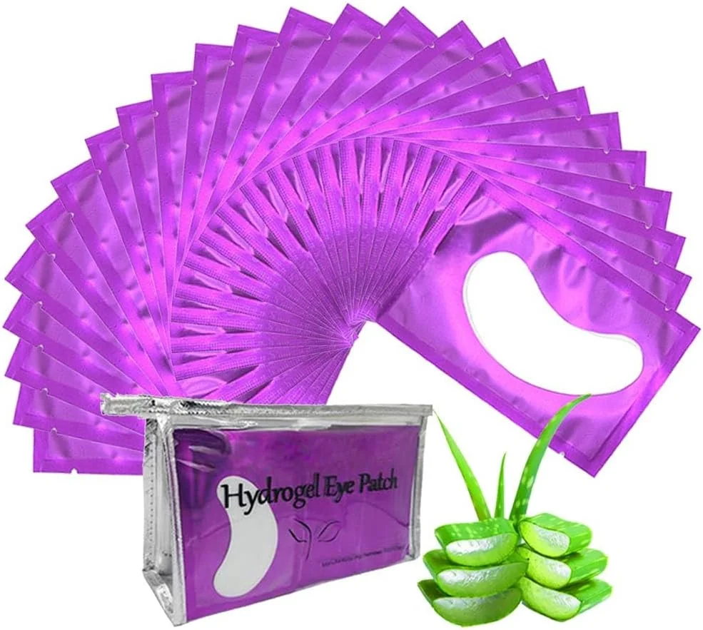 ۱۱۰ جفت پد ژلی اکستنشن مژه، پدهای زیر چشم بدون پرز حرفه ای ماسک هیدروژلی چشم برای اکستنشن مژه مصنوعی سالن زیبایی