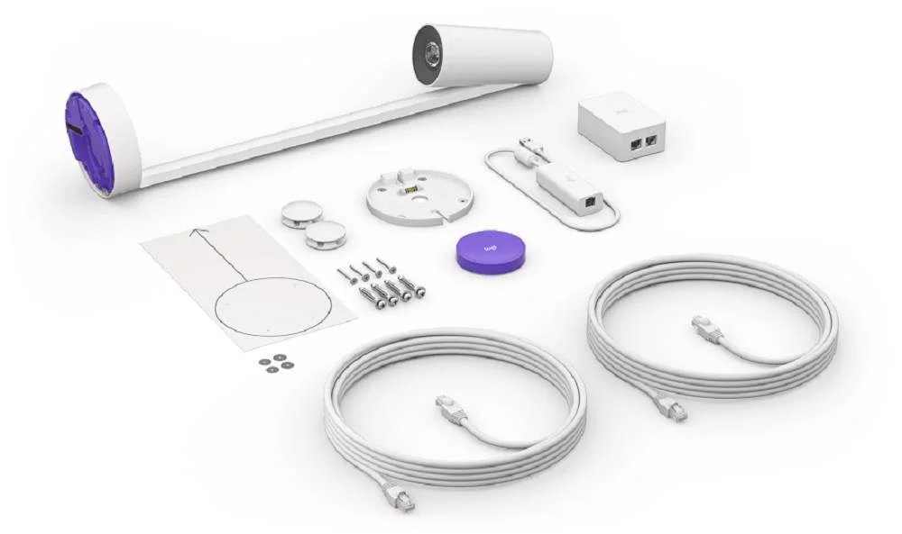 دوربین وایت برد لاجیتک Scribe، برای اتاق های کنفرانس ویدیویی، کیفیت 1080p با سرعت 15 فریم در ثانیه، بهبود جریان ویدیویی با هوش مصنوعی، منبع تغذیه 100-240 ولت با تعویض خودکار، سفید | 960-001332