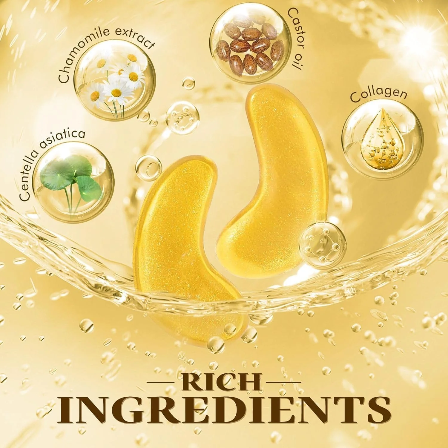 پدهای ژلی دور چشم رتینول کلاژن، 24 جفت، پچ زیر چشم برای ضد پیری، ژل های کاهش دهنده چین و چروک برای پف زیر چشم و خطوط ریز، ماسک چشم آبرسان پدهای ژلی دور چشم رتینول کلاژن، 24 جفت، پچ زیر چشم برای ضد پیری، ژل های کاهش دهنده چین و چروک برای پف زیر چشم و خطوط ریز، ماسک چشم آبرسان