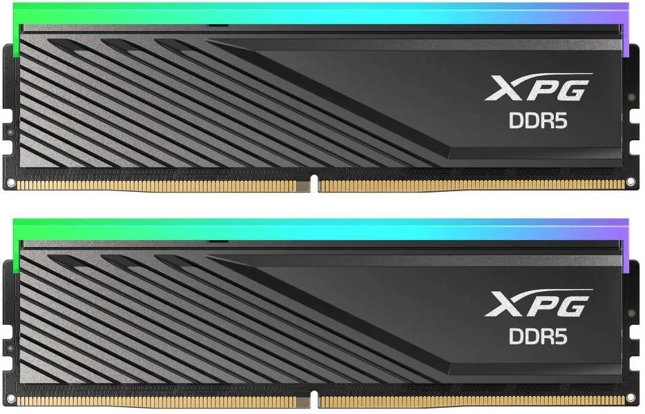 رم دسکتاپ ایدیتا XPG Lancer Blade RGB با ظرفیت 16 گیگابایت (2x8GB) DDR5، سرعت 5600MT/s، تاخیر CAS 46، سازگار با AMD Expo و Intel XMP 3.0، فرم فاکتور 288-Pin UDIMM، مشکی | AX5U5600C468G-DTLABRBK رم دسکتاپ ایدیتا XPG Lancer Blade RGB با ظرفیت 16 گیگابایت (2x8GB) DDR5، سرعت 5600MT/s، تاخیر CAS 46، سازگار با AMD Expo و Intel XMP 3.0، فرم فاکتور 288-Pin UDIMM، مشکی | AX5U5600C468G-DTLABRBK