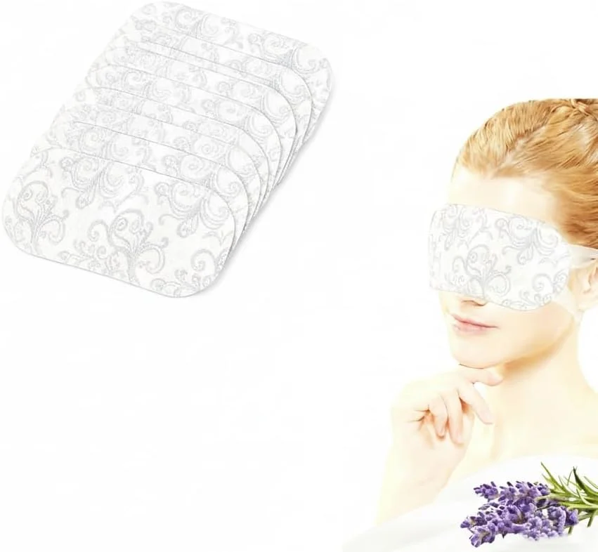 ماسک چشم بخار آزونی، 10 جفت ماسک چشم گرم کننده اسطوخودوس، کمپرس گرم برای چشم ها، ماسک چشم برای خشکی چشم، ماسک چشم خود گرم شونده، پد چشم کمپرس گرم مرطوب یکبار مصرف برای رفع خستگی خشکی چشم