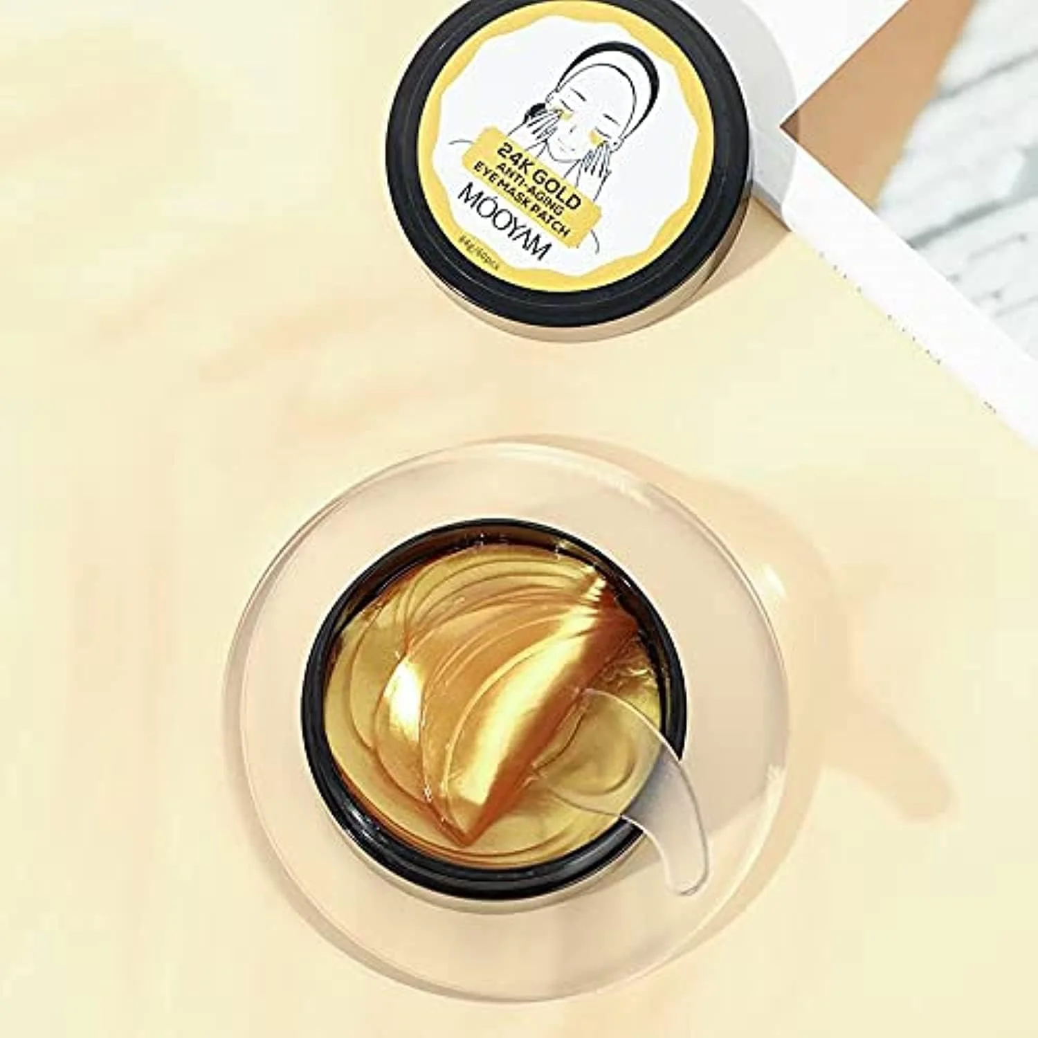 پچ ماسک چشم ضد پیری طلای 24 عیار (84 گرم) 60 عدد