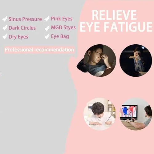 ماسک چشم بخار آزونی، 10 جفت ماسک چشم گرم کننده اسطوخودوس، کمپرس گرم برای چشم ها، ماسک چشم برای خشکی چشم، ماسک چشم خود گرم شونده، پد چشم کمپرس گرم مرطوب یکبار مصرف برای رفع خستگی خشکی چشم