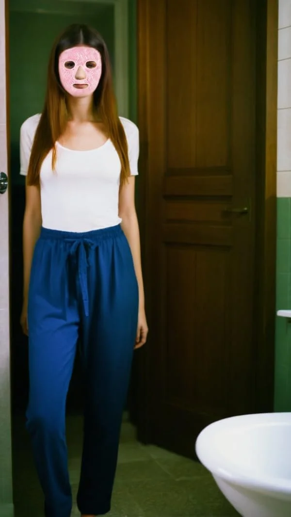 ماسک ژلی صورت و چشم قابل استفاده مجدد Sweet seven - ماسک های سرد صورت کاهش دهنده پف و سیاهی دور چشم - درمان گرم و سرد برای پوست شاداب (صورتی)