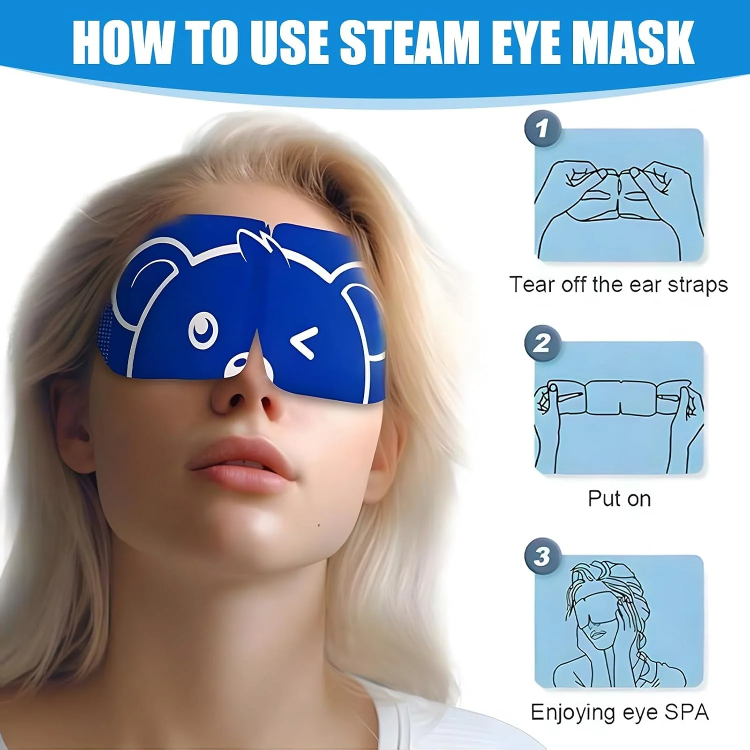 ماسک چشم بخار 20 عددی، ماسک چشم گرم کننده خودکار، پد چشم کمپرس گرم مرطوب یکبار مصرف، ست هدیه خواب برای رفع خستگی، سیاهی دور چشم، آرامش و راحتی ماسک چشم بخار 20 عددی، ماسک چشم گرم کننده خودکار، پد چشم کمپرس گرم مرطوب یکبار مصرف، ست هدیه خواب برای رفع خستگی، سیاهی دور چشم، آرامش و راحتی